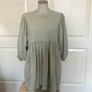 Free People | Cotton Babydoll Dress | XS (fits up to M)